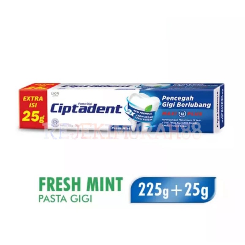 Ciptadent Pasta Gigi Fresh Mint 225g+25g