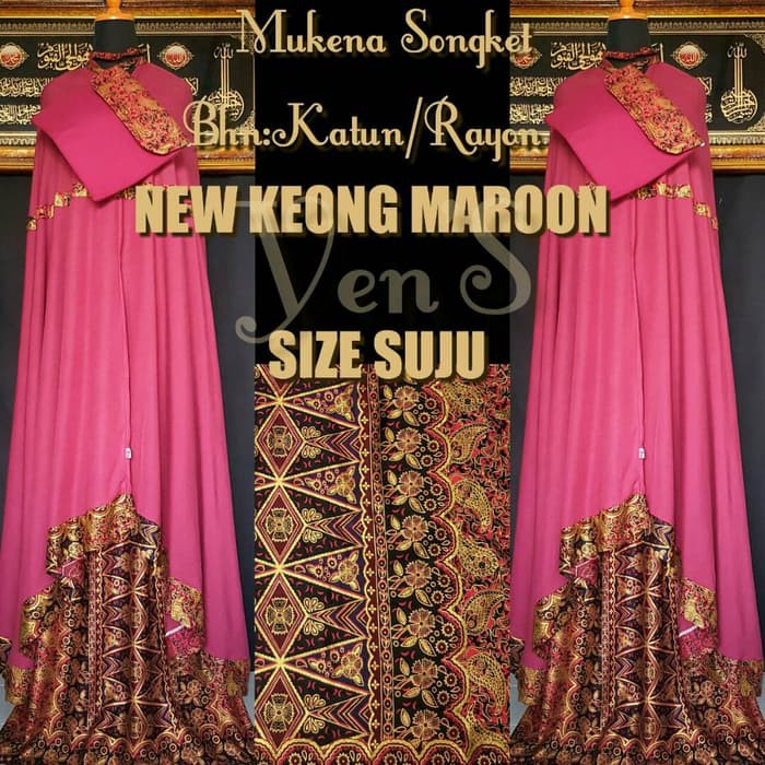 mukena songket prada Exclusive / mukena songket bali