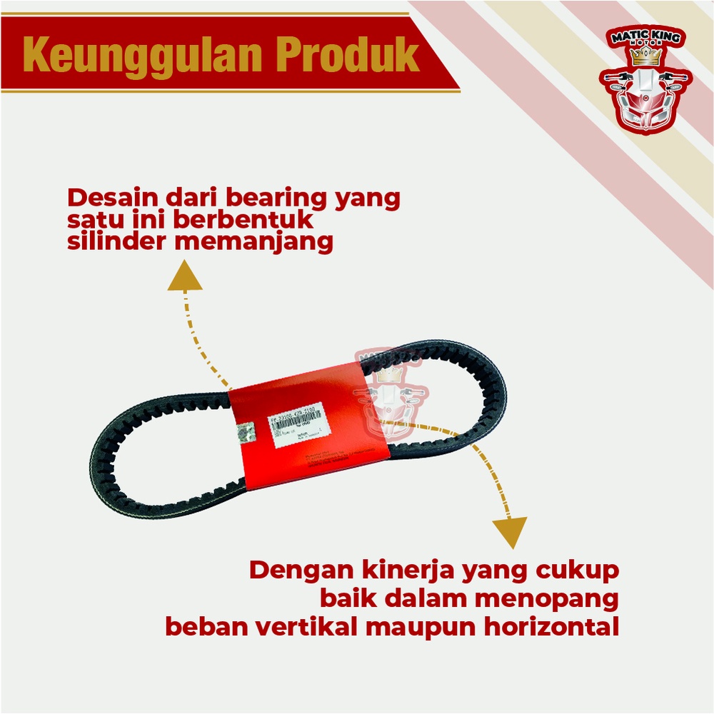 Vanbelt V belt Fanbelt Honda Vario 125 Techno old bohlam Federal ASTRA OTOPARTS  FP-23100-KZR-2100