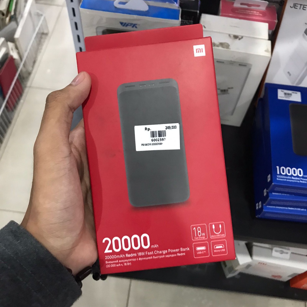 POWER BANK XIAOMI 20000 MAH