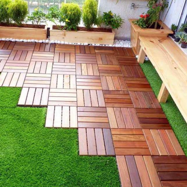 Get NOW UBIN PARKET LANTAI  KAYU  DECKING Outdoor Indoor  