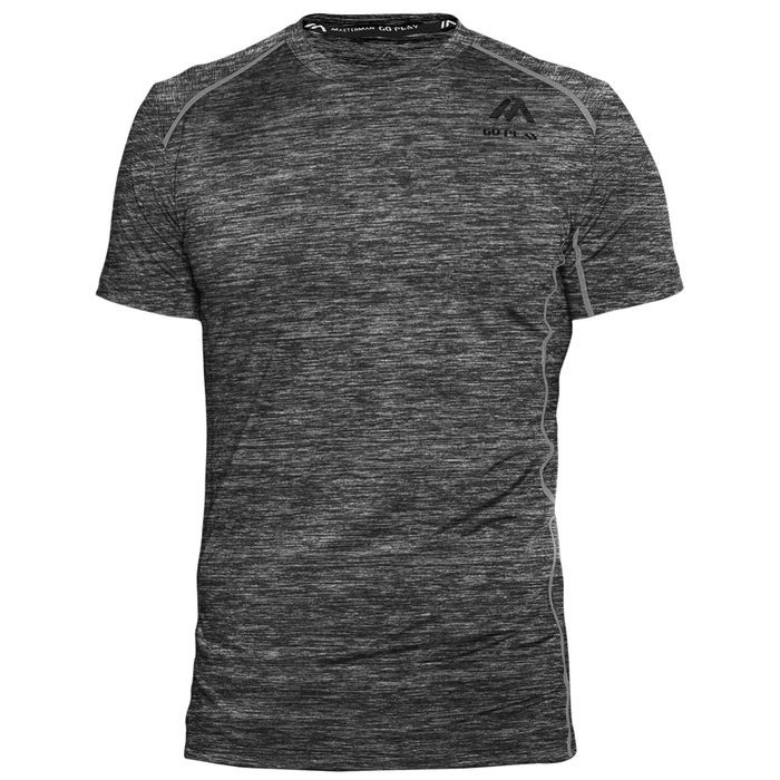 MASTERMAN GOPLAY MELANITE SPACE DYE KNIT GREY KAOS LARI GYM OLAHRAGA