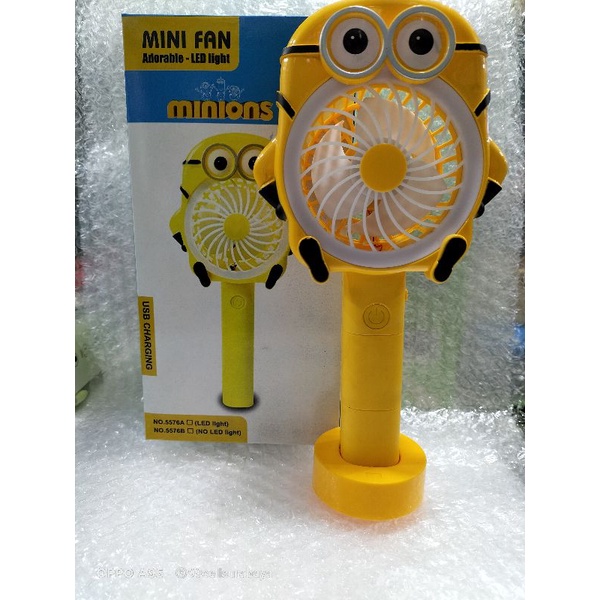 Kipas genggam model tancap LED - USB mini cooling Fan