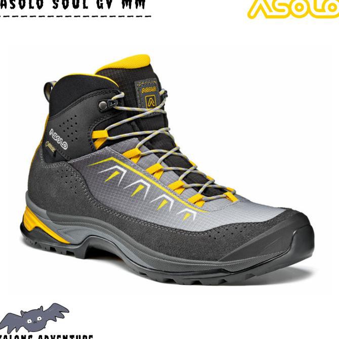 Sepatu Gunung / Hiking Asolo Soul Gv Mm Original Not Lowa. La Sportiva - Graphite Silver
