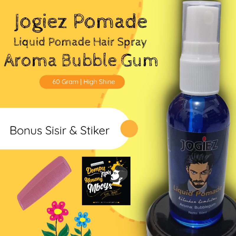 Pomade Cair / Pomade Spray / Pomade Liquid Jogiez Pomade 60 Gram