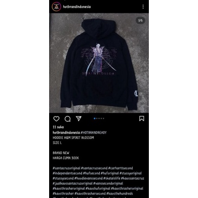 HOODIE H&M SPIRIT BLOSSOM