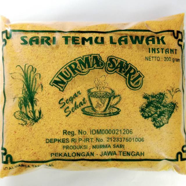 

Minuman kesehatan herbal sari temulawak bubuk instan nurma sari