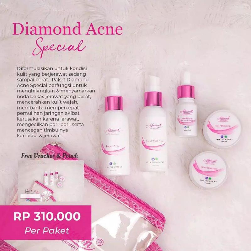 MARWAH Skincare//MARWAH Diamond Acne special