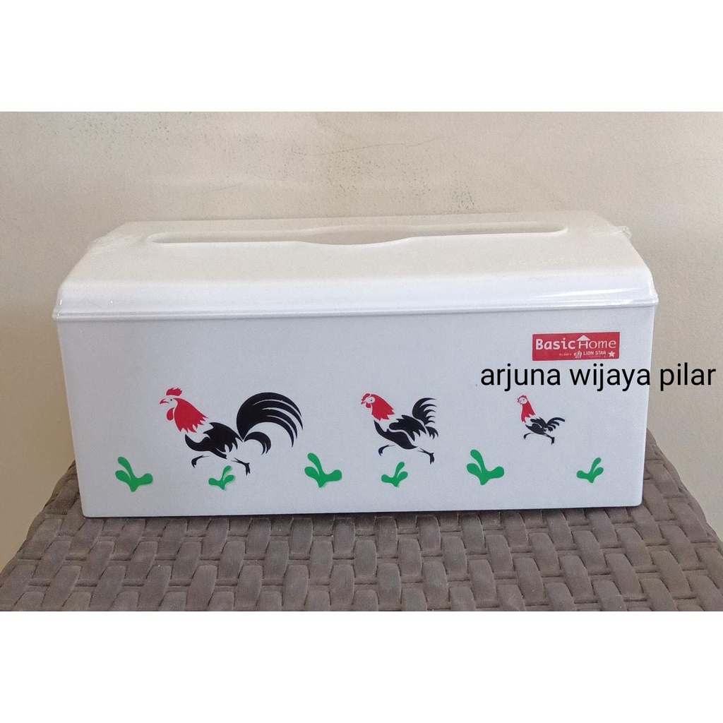 Tempat Tissue Ayam Jago Sofila LARGE BTR-1 Lion star (plastik) +Bubblewrap