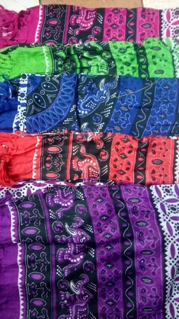 HOT SALE Kain Pantai Bali Motif Batik Gajah