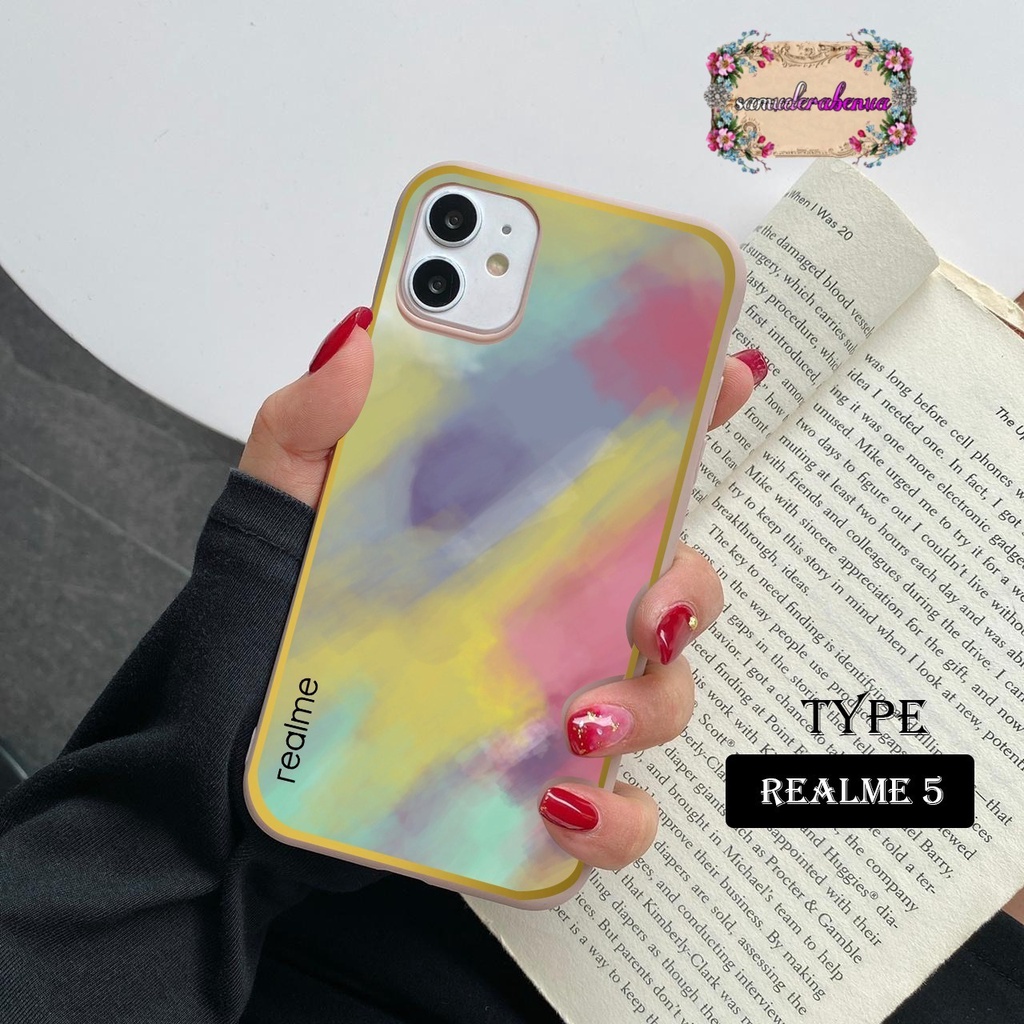 SS044 SOFTCASE RAINBOW REALME C2 A1K 5 5I C3 5S 6 C11 C12 C25 NARZO 30A C15 C17 7I SB2798