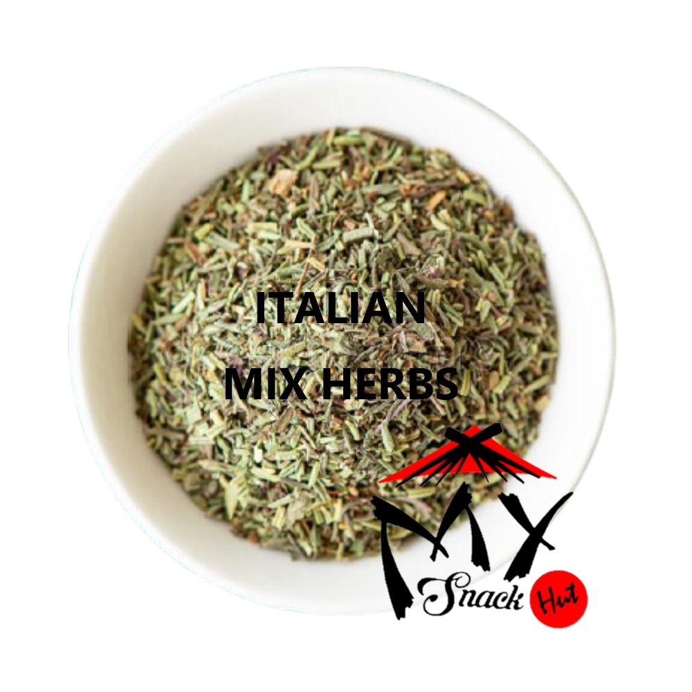 ITALIAN MIXED HERBS 5GR - DRIED DRY HERB LEAF LEAVES  - DAUN REMPAH MASAKAN ITALI CAMPUR KERING