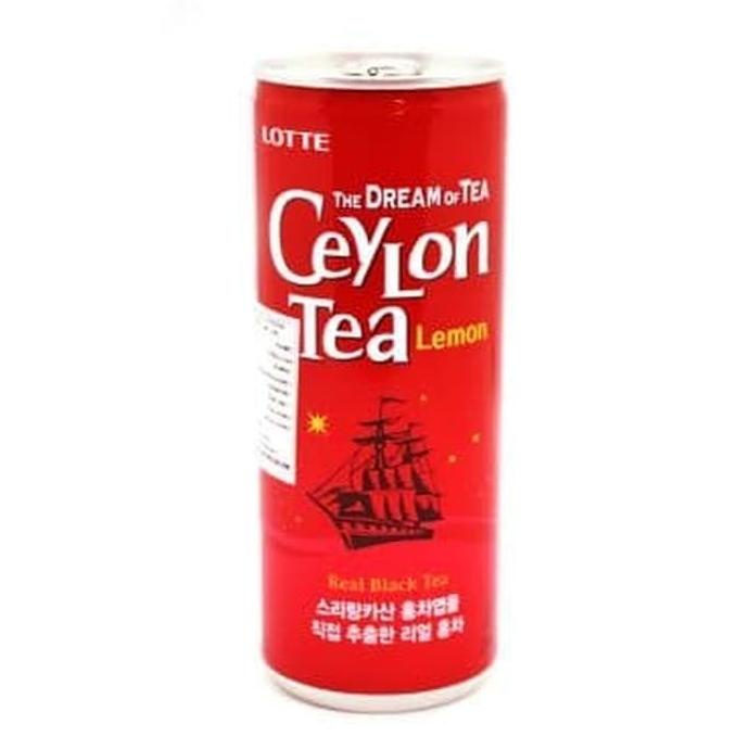 

:>:>:>:>] Lotte Ceylon Tea 240ml Teh Rasa Lemon 240ml Made In Korea