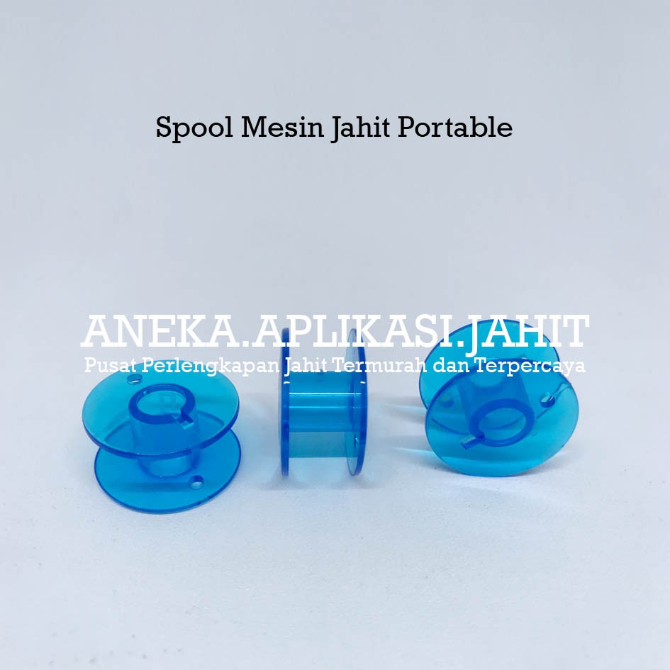 1 LUSIN SPOOL MESIN JAHIT PORTABLE / SPUL ANAK SEKOCI PLASTIK / SPOL MESIN JAHIT RUMAH TANGGA-3