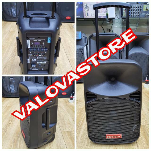 MAX 8EB Speaker Portable Baretone 8inch