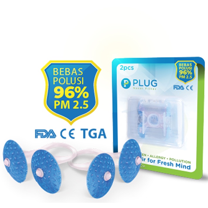 PLUG NASAL Filter -  Masker Hidung 3 Lapis Menghambat Debu/Kotoran