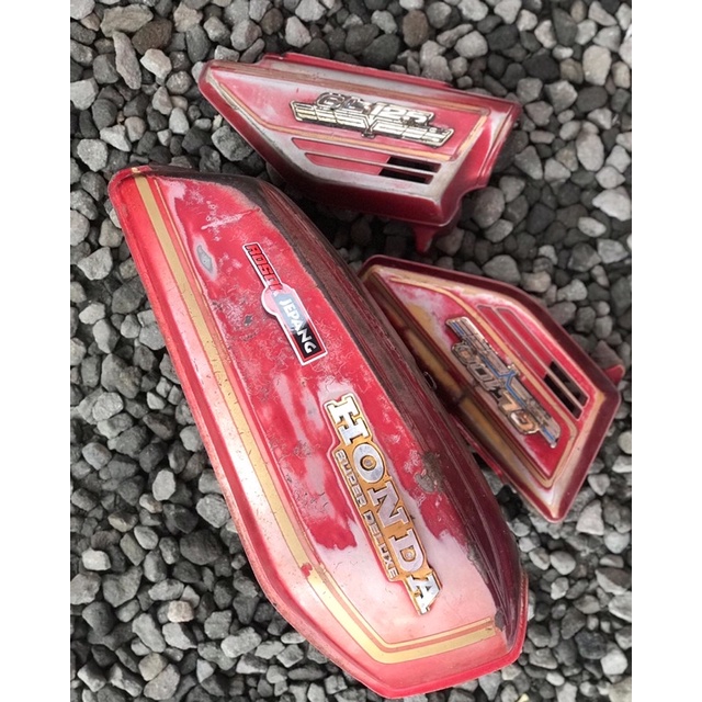 tangki set Tepong gl100 original paint merah