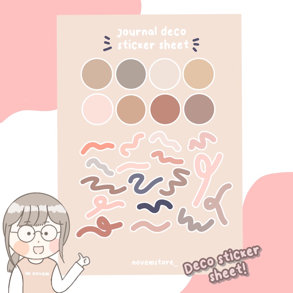 

Stiker Deco Jurnal Ukuran A7/Vinyl Glossy Paper