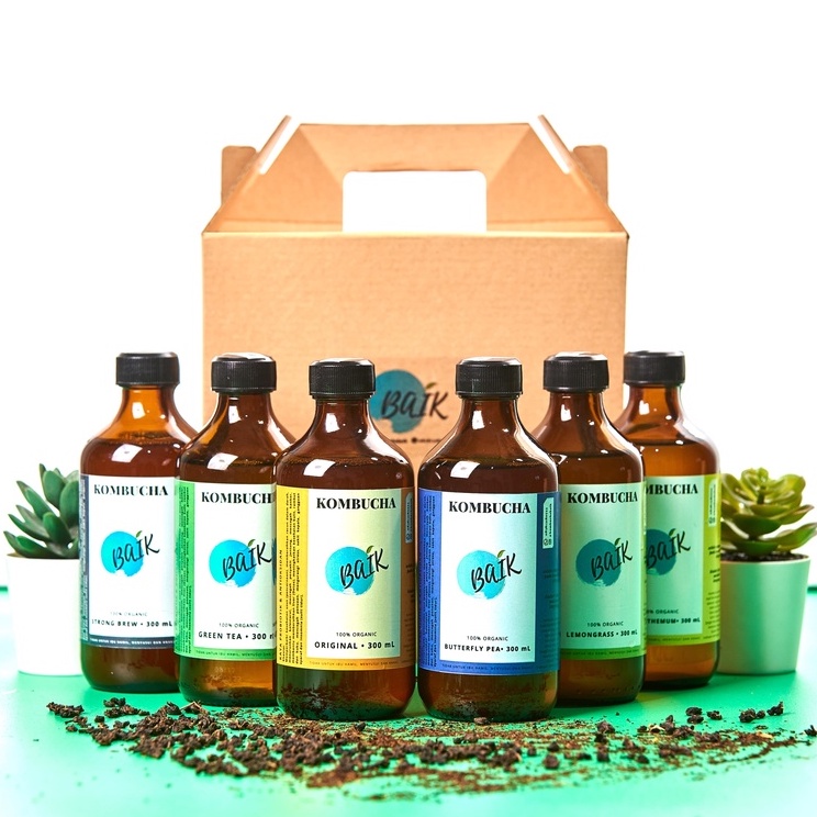 

Hampers Kombucha Baik, Dengan Tag Ucapan - kesehatan imun booster detox probiotik antioksidan