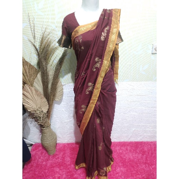 BAJU INDIA / SAREE /SARI INSTAN/ KATUN SONGKET