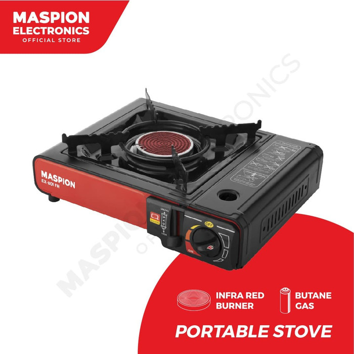 PROMO MASPION KOMPOR GAS EX - 801FR ( KOMPOR PORTABLE )