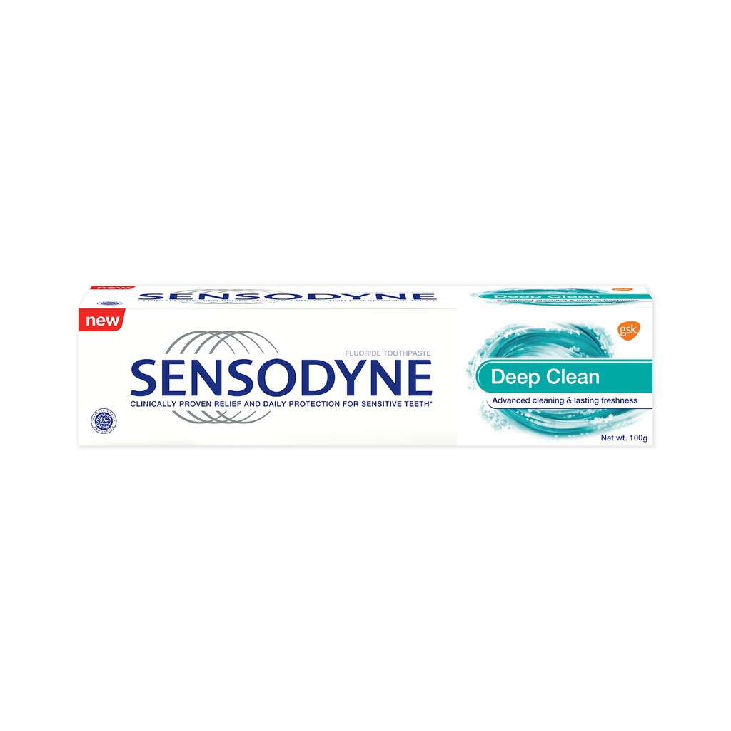PASTA GIGI SENSITIF ODOL SENSODYNE 100 GR DEEP CLEAN SENSITIVE EKSTRA BERSIH