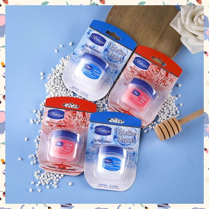 Bosuya Original Vaseline Petroleum Lip Therapies And Lip Care Perawatan Dan Pelembab Bibir Untuk Bibir Pecah Kering