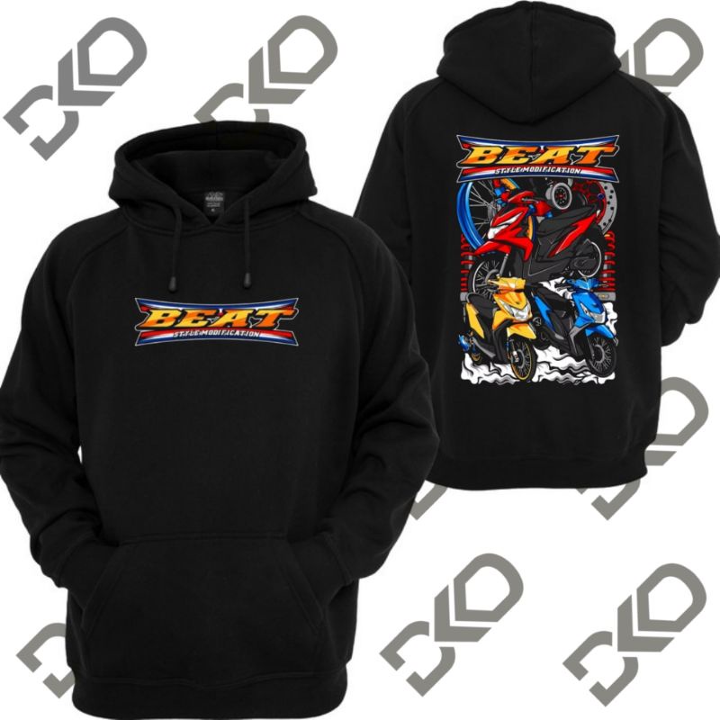 JAKET HOODIE HONDA BEAT MODIFICATION