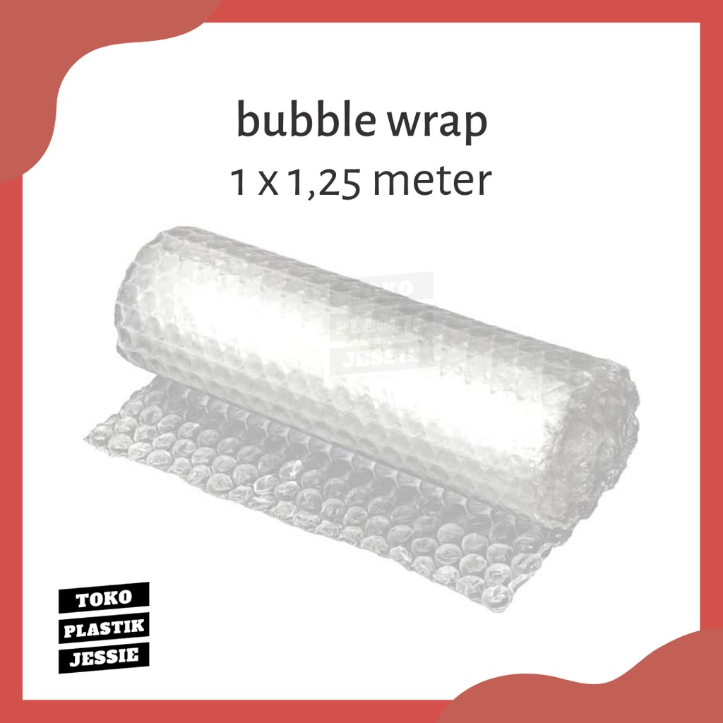 

bubble wrap BENING / HITAM per meter - 1 x 1,25 meter