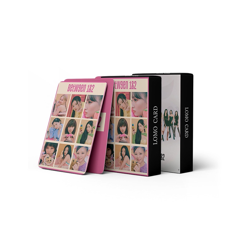 55pcs / Kotak Kartu Foto Album TWICE BETWEEN 1 &amp; 2