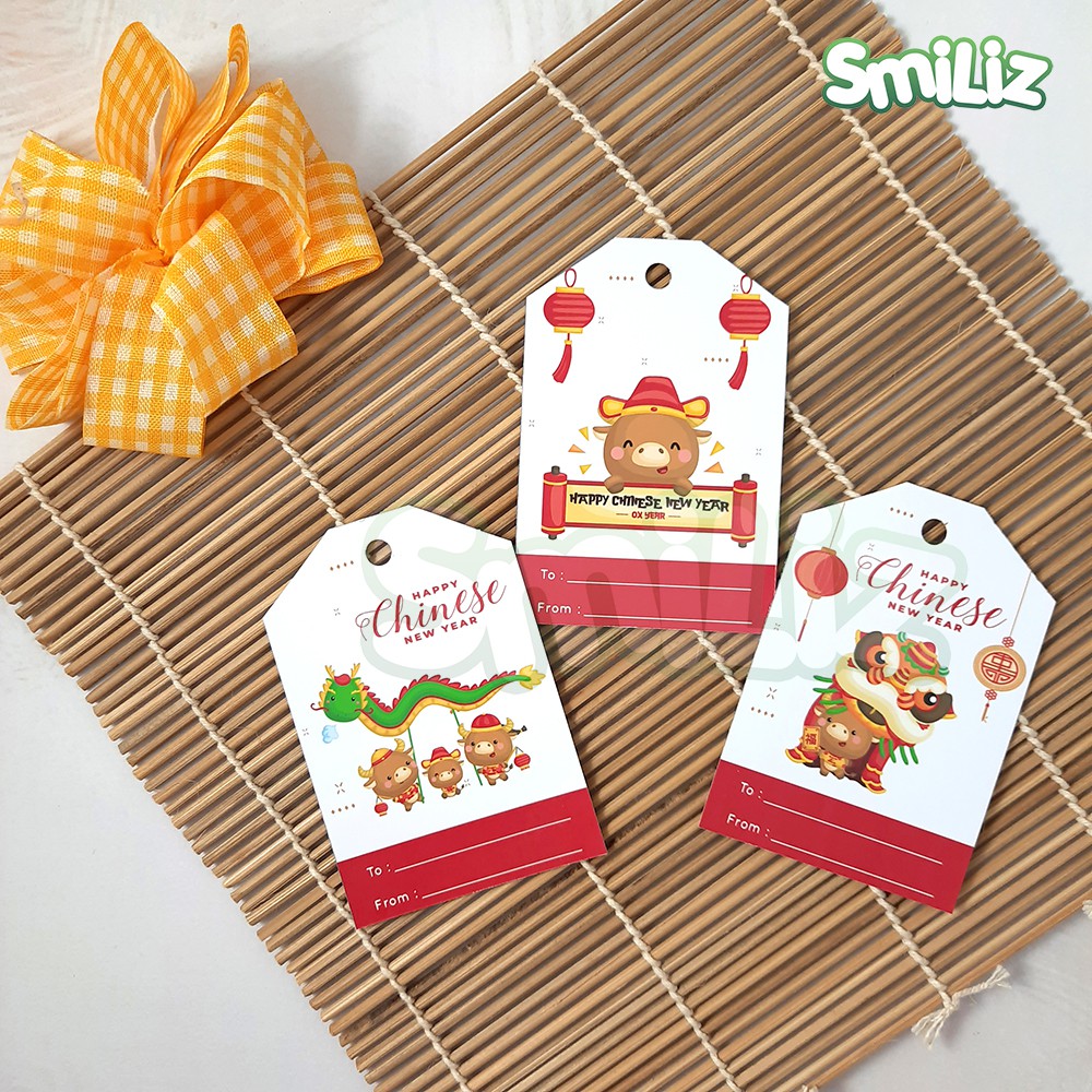 

Label Hang Tag | Kartu ucapan gantungan : Sincia | Imlek | Chinese New Year 2021 Lucu & Unik - 1