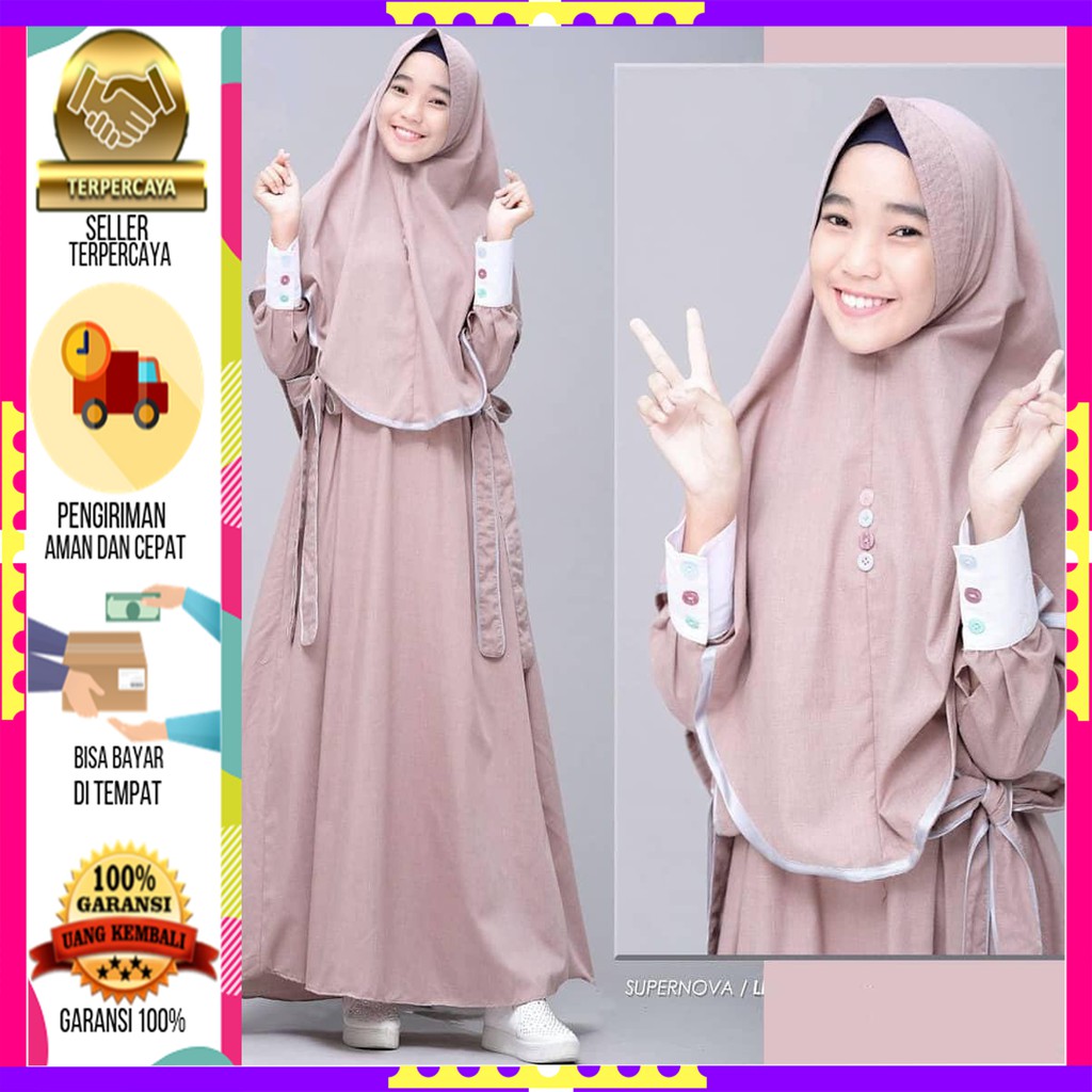  Gamis  New Maya Syari Kids Baju Gamis  Remaja  Syari 12 14 