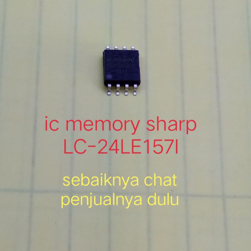 ic memory eprom tv led sharp LC-24LE157I LC24LE157I