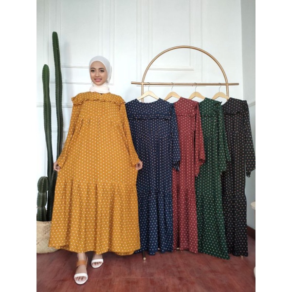 Daster Burkat Renda melati Motif Panjang 135