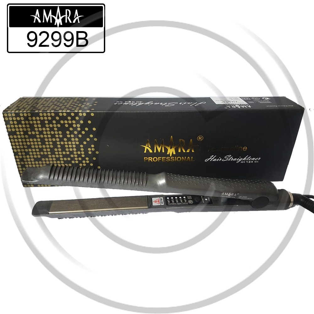 AMARA 2in1 9299B Proffesional - Catokan Rambut / Pengkeriting (Curly) / Pelurus / Hair Straightener