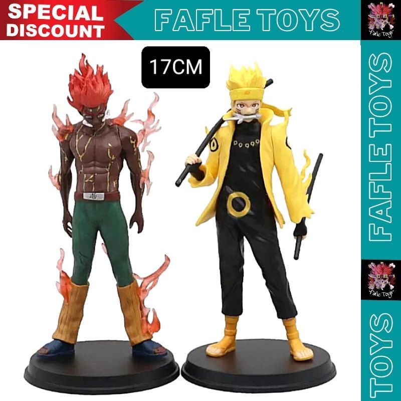 Action Figure Naruto Dan Guru Gay / Naruto might guy eight gates figure set 2 / Set Figure Naruto Ga
