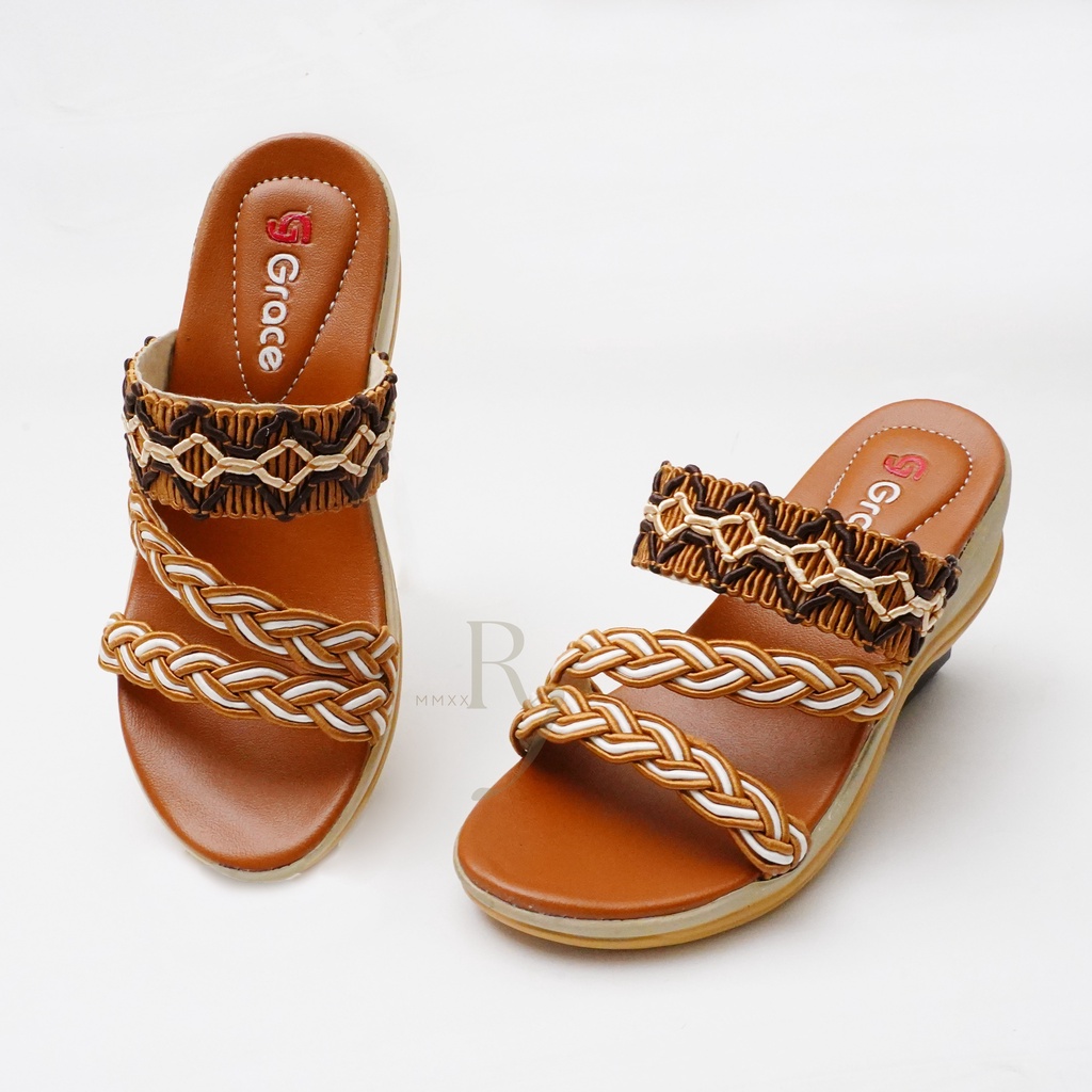 GRACE [WRH NEW] Sendal Wedges Anak Ban 3M/ Sandal Selop Hak Anak Perempuan/ Sandal Selop Anak Perempuan