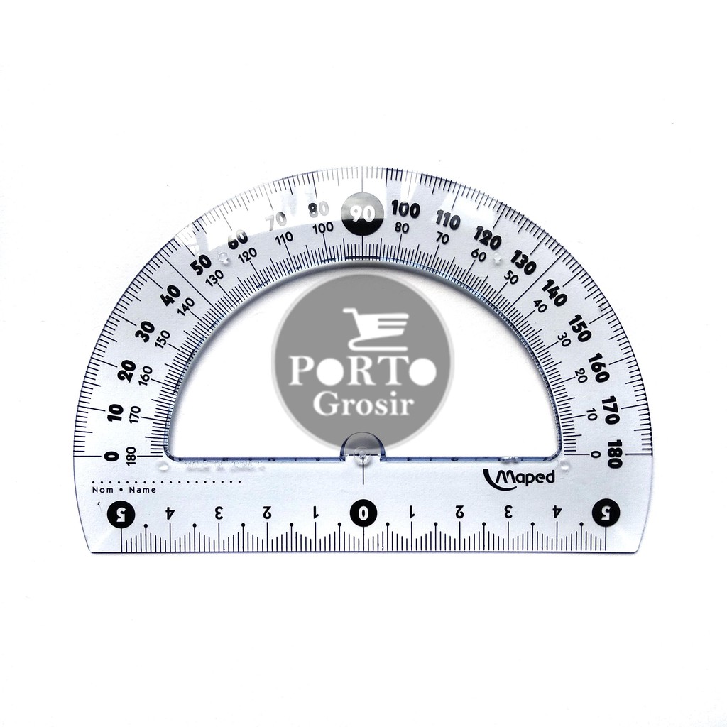 

Maped Ruler 12cm Essential Penggaris Busur 180 Derajat Original