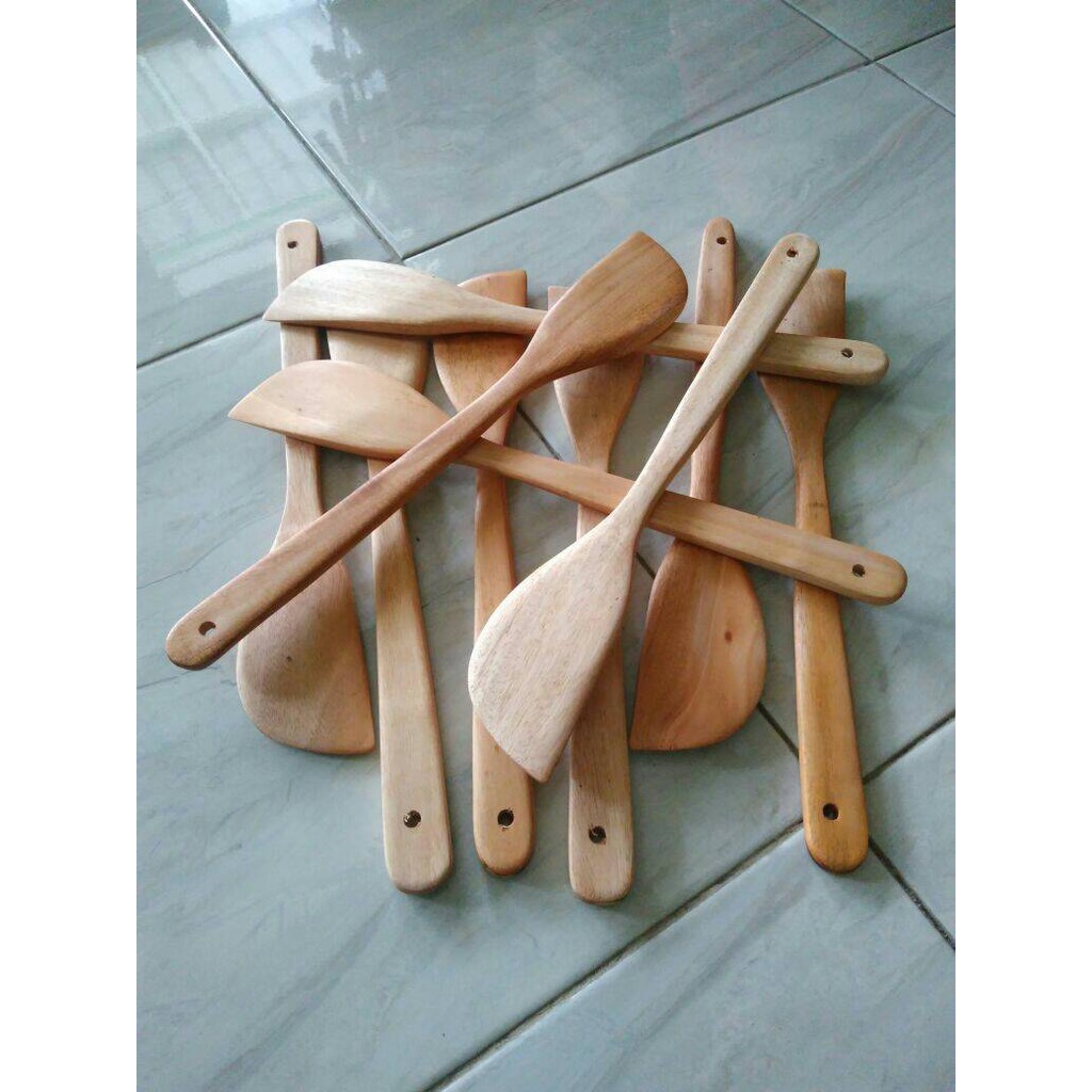 Jual SUTIL KAYU / SENDOK KAYU / SPATULA KAYU / SODET KAYU / SOLET KAYU