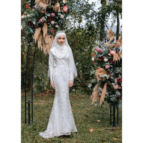 Dress Akad / Dress princess / baju nikah