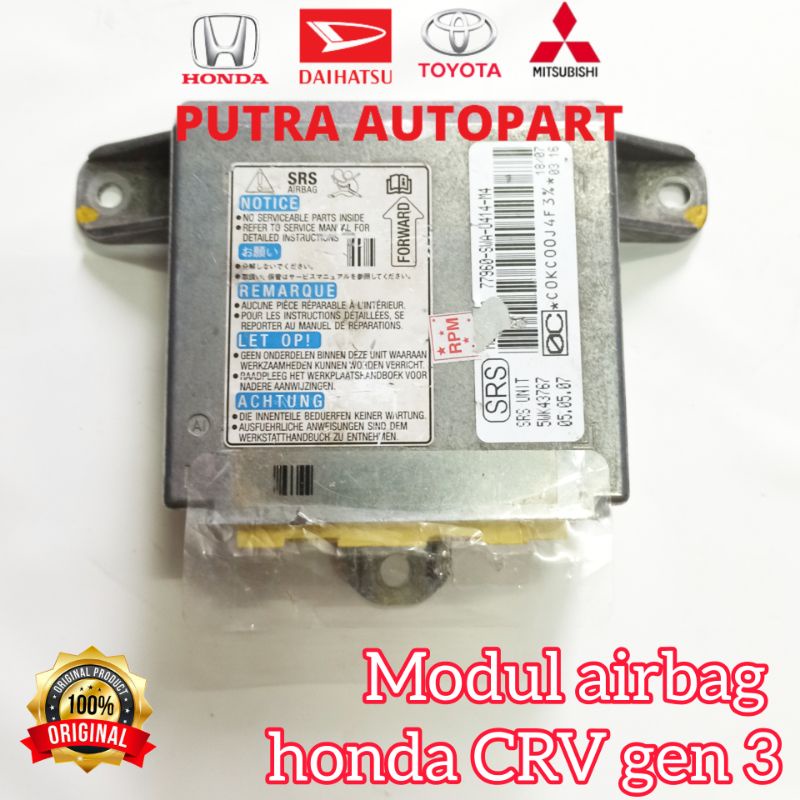 modul airbag honda CRV Gen3 / CRV kodok original