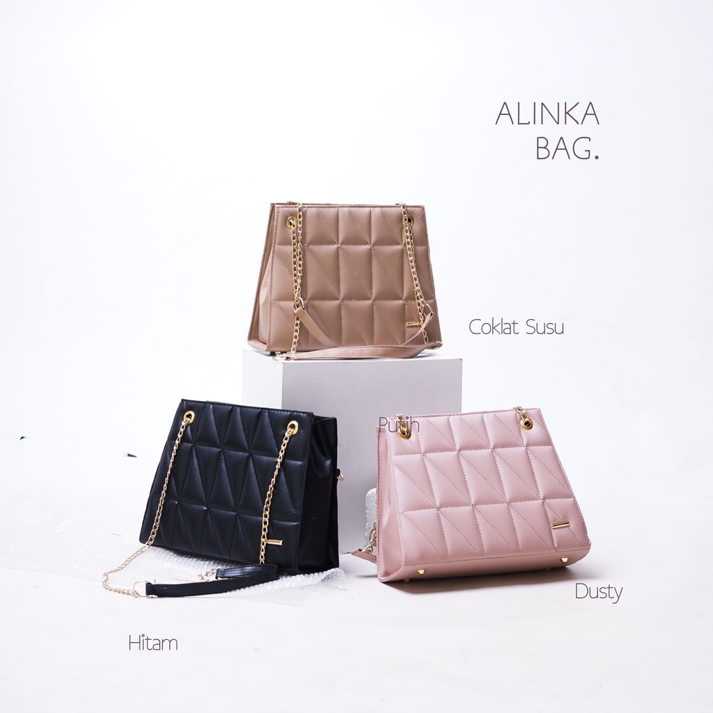 ALINKA BAG    TAS WANITA TERMURAH FASHION BAG TAS LUCU SELEMPANG VINTAGE BAG TAS SELEMPANG WANITA TA