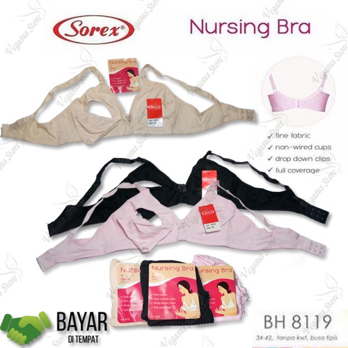 SOREX - Bra Menyusui Tanpa Kawat Original Sorex / BH Wanita Menyusui-Vegasus Store (COD(