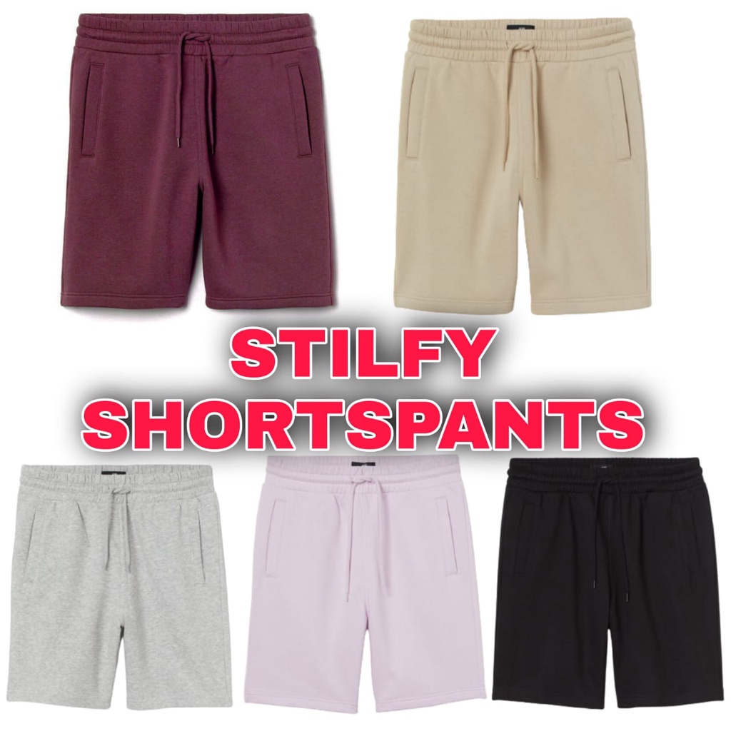 [STILFY] Sweatshort Stilfy / Sweat Short Stilfy / Celana Pendek Stilfy / Celana Pendek Pria / Sweatshort Pria / SWEATSHORT H M