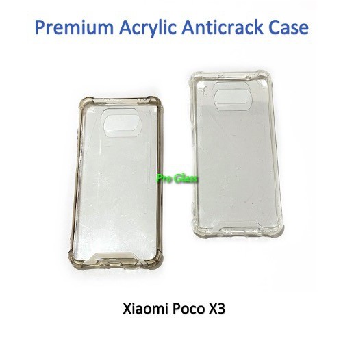 Xiaomi Poco X3 Anticrack / Anti Crack / ACRYLIC Case Silicone Premium