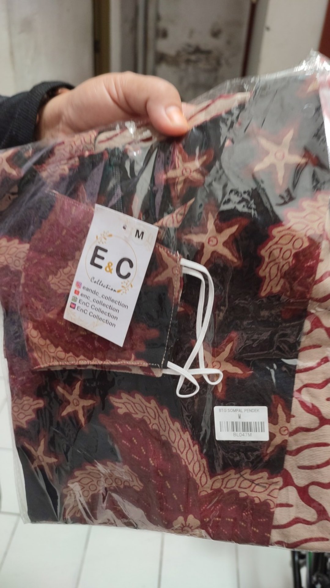 Couple Batik Bintang Parang - Blouse Batik Wanita - Atasan Batik - Hem Pria S-m-l-xl-xxl-3l-4l-5l