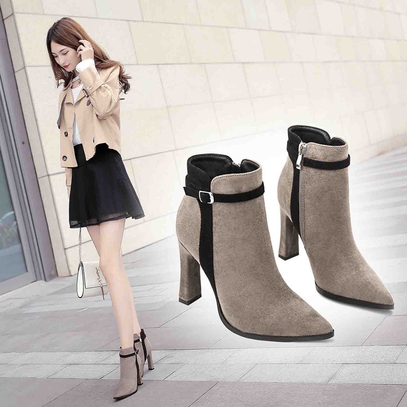 HS / Sepatu Boots Wanita Fashion Import 255