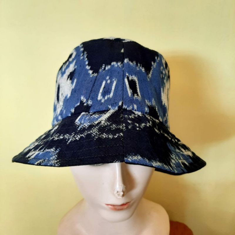 Topi pantai tenun ORI//random sesuai stock