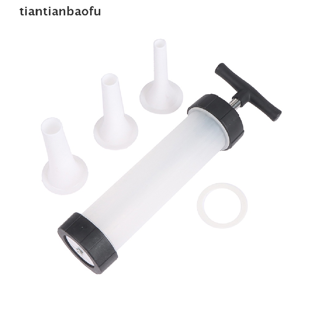 (Tianbaofu) Mesin Pembuat Sosis Manual Dengan 3 Nozzle Corong