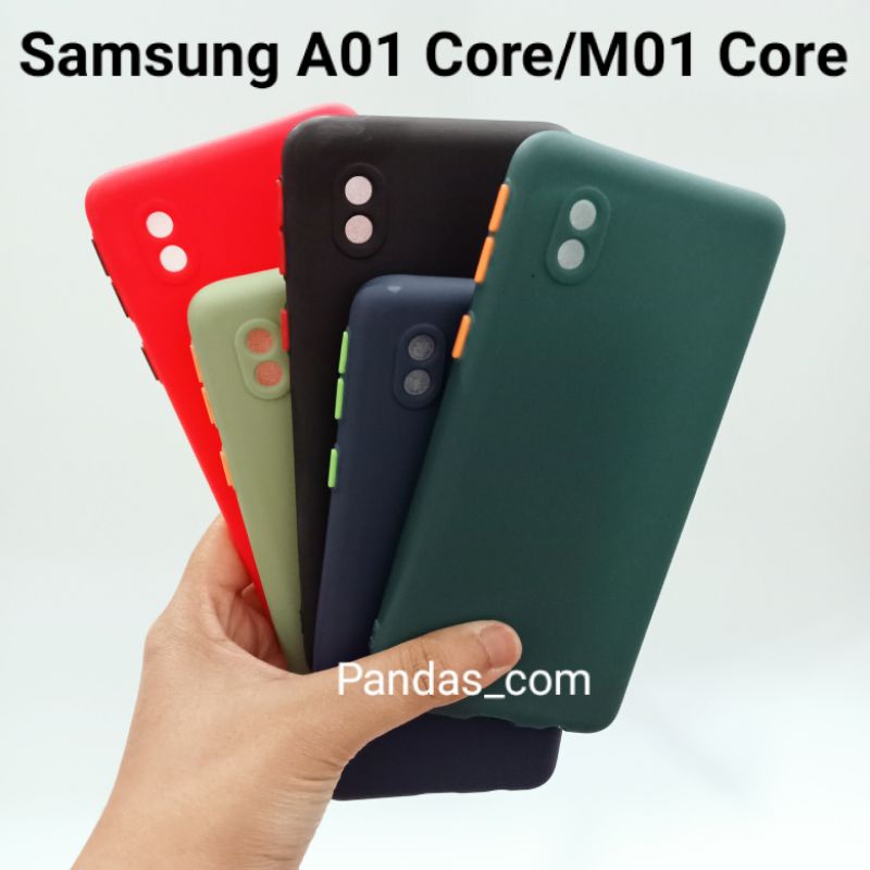 Case Samsung A01 Core/M01 Core Babycase + Pelindung Kamera, Makaron Full Color (PC)